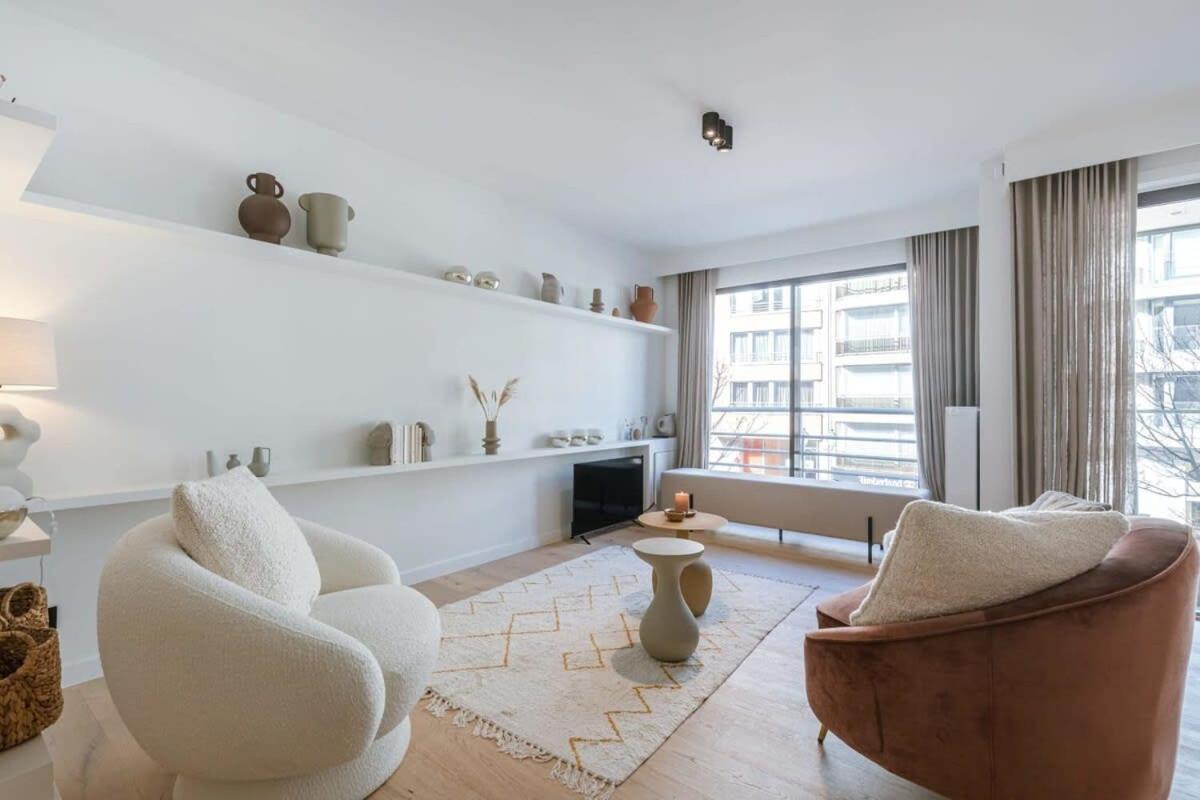 Huswell - High End Apartment Nearby The Beach In Knokke With Parking Exterior foto